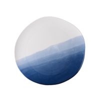 Assiette plate Estampe Bleu 26 cm - Visuel 0