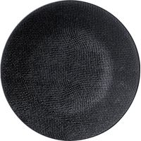 Assiette plate VESUVIO noire 27 cm - Visuel 1
