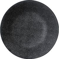 Assiette dessert VESUVIO noir 21 cm - Visuel 1