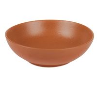 Assiette creuse vesuvio terracotta 19 cm - Visuel 0