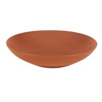 Assiette à pâtes Vesuvio terracotta 25 cm - Visuel 0