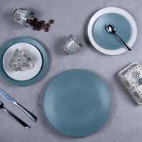 Assiette Plate vesuvio bleu 27 cm - Visuel 3