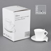 Coffret 6 tasses à café + soucoupes Libra - Visuel 2