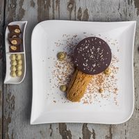 Assiette plate MELODY crème 25,5cm - Visuel 3