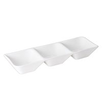 Plat à hors d'œuvre MELODY crème - Visuel 0