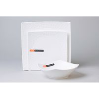 Assiette calotte DUNE blanche - Visuel 1