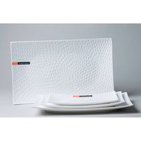 Plat rectangulaire DUNE 41 x 25 blanc - Visuel 2