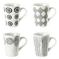 Coffret de 4 tasses à thé Palawan 14cl - Visuel 0