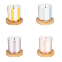 Coffret 4 tasses 10cl Bandol - Visuel 0
