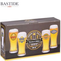 4 verres à bière vintage 50 cl - Visuel 1