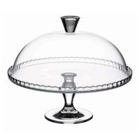 Plat à gâteau + cloche H 28 cm - Visuel 0