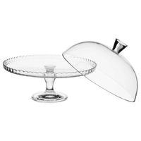 Plat à gâteau + cloche H 28 cm - Visuel 4