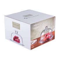 Plat à pâtisserie + cloche H 15 cm - Visuel 1