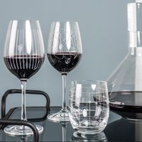 6 verres a pied graphik 35 cl - Visuel 1