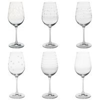 6 verres a pied graphik 35 cl - Visuel 0