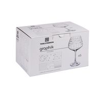 6 verres dégustation Graphik 58cl - Visuel 1
