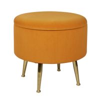 Pouf / Coffre Bibum orange GM - Visuel 0
