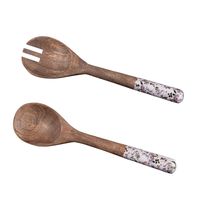 Couverts à salade Champêtre 28 cm - Visuel 0
