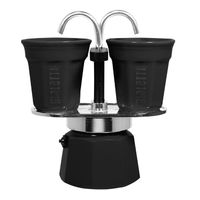 Set mini expresso 2 tasses noir - Visuel 0