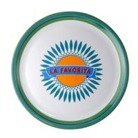 Plat FAVORITA multicolore 32 cm - Visuel 1