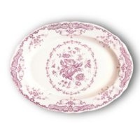 Plat ovale Rose 30,5 cm - Visuel 0