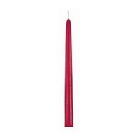 Bougie flambeau H. 29 cm pomme d'amour - Visuel 0