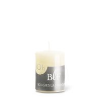 Bougie votive H. 4,8 cm blanc - Visuel 0