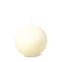 Bougie ronde D. 8 cm ivoire - Visuel 0