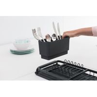 Egouttoir à vaisselle compact gris foncé - Visuel 3