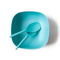 Saladier et Couverts à salade GUSTO lagon - Visuel 0