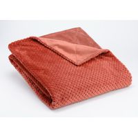 Plaid Damier marsala - Visuel 0