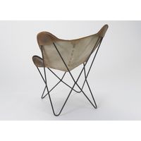 Fauteuil papillon marron - Visuel 2