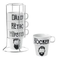 Tour 4 tasses à café HYPSTER - Visuel 0