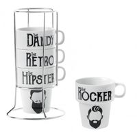 Tour 4 tasses à café HYPSTER - Visuel 1