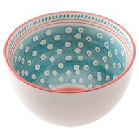 Bol Yucatan à pois et point bleu - Visuel 1