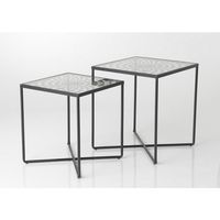 TABLE BASSE CUTTING 50x56 CM - Visuel 1
