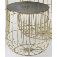 TABLE BASSE GRILLE H. 40 CM - Visuel 0