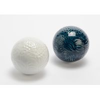 Boule de décoration Aqua Blanche - Visuel 0