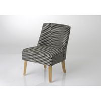 Fauteuil Otto noir - Visuel 1