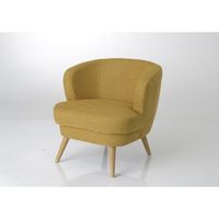 Fauteuil Dagmard moutarde - Visuel 1
