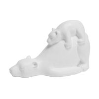 Sculpture ours maman et bébé dodo - Visuel 0