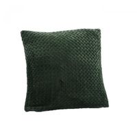 Coussin damier vert forêt - Visuel 1