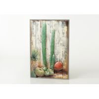 Plaque décorative cactus - Visuel 0