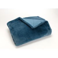 PLAID LUXE BLEU NUIT - Visuel 0