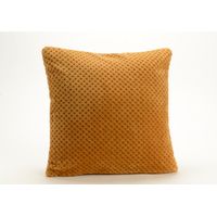 Coussin damier camel - Visuel 0