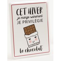 Plaque décorative Chocolat - Visuel 0