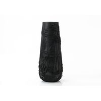 Vase feuille noir - Visuel 0