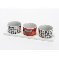 Plateau apéritif Bols retro - Visuel 0