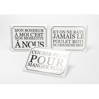 Plaque métallique décorative - Visuel 0