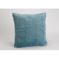 Coussin Damier bleu canard - Visuel 0
